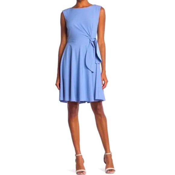 NWT Tahari ASL Side Tie Faux Wrap Dress Size 4 - Picture 1 of 7